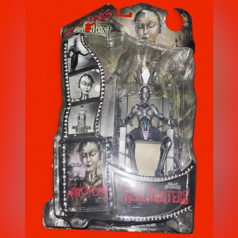 VINTAGE MARIA Metropolis 1926 Figure Silent Screamers Reel Masters MEZCO *RARE!*